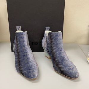 Beautiful Velvet booties by Miista Shoes